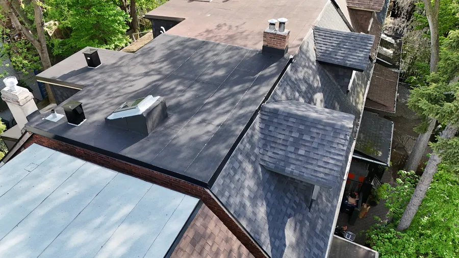 Before roof replacement