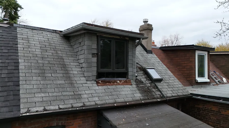 Shingle roofing after