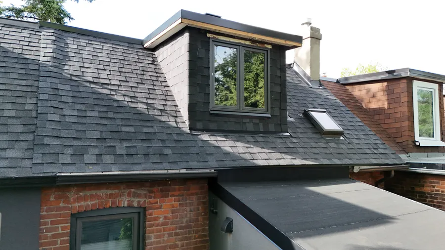Shingle roofing before